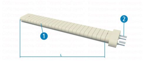 Керамический воздушный тэн 1